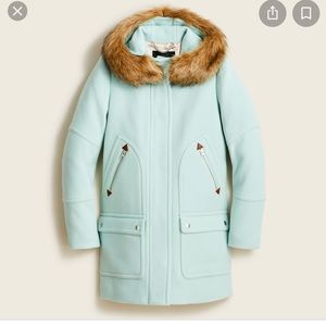JCew Chateau Parka Mint Size 6